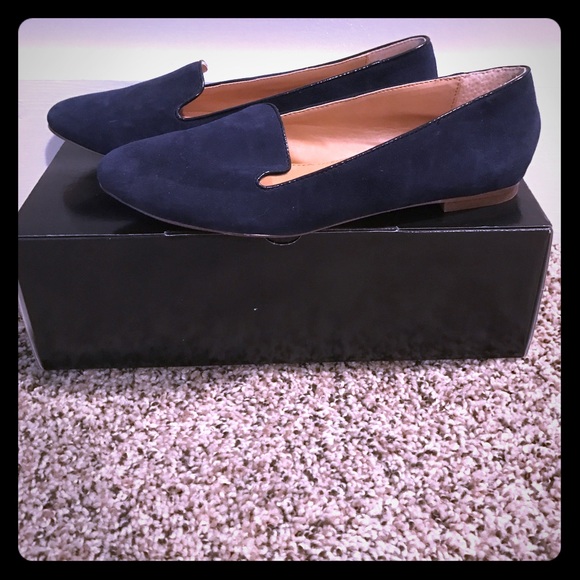 J. Crew Shoes - J crew navy loafers